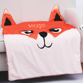 Comfy Fox Design Baby Blanket