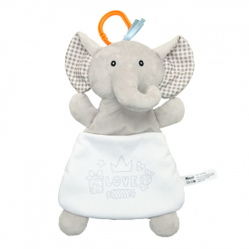 Elephant Design Baby Security Blanket Storage Bag