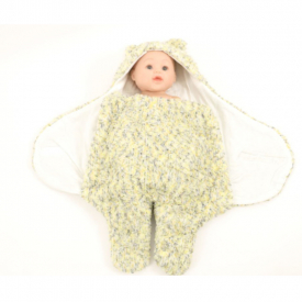 Rainbow Print Hooded Double Layer Sleeping Bag