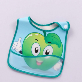Waterproof Fruit Print Feeding Bibs