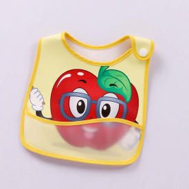 Waterproof Fruit Print Feeding Bibs
