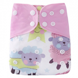 Cute Baby Washable Adjustable Cloth Diaper