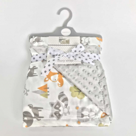 Animal Print Baby Breathable Cotton Blanket