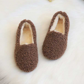 Toddler Girl Casual Solid Fleece Thick Antiskid Shoes