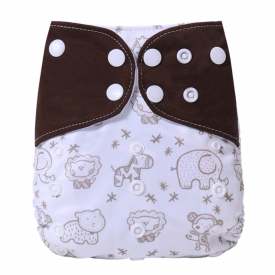 Cute Baby Washable Adjustable Cloth Diaper