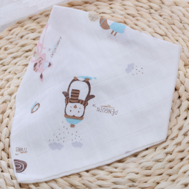 Cartoon Print Design Waterproof Cartoon Print Bibs Set