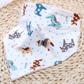 Cartoon Print Design Waterproof Cartoon Print Bibs Set