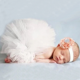 Baby Tutu Skirt and Headband Photography Props Outfits