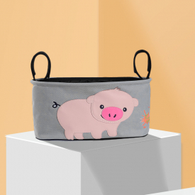 Cartoon Animal Print Baby Universal Stroller Organizer Bag