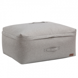 Solid Cationic Fabric Quilt Storage Bag