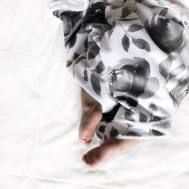 Cute Baby Blanket Floral/Plaid Design Double Layer Dotted One-size Warrm Blanket