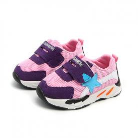 Toddler Boy / Girl Trendy Colorblock Stars Decor Mesh Athletic Shoes (Various colors)