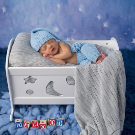 2-piece Baby Photography Prop Pants and Hat Set for Newborn Souvenir