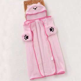 Cat Design Cartoon Cotton Baby Swaddle Blanket