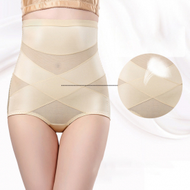 Summer Women High Waist Slimming Tummy Control Briefs