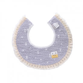 Baby  Cow Print 360 Degrees Cotton False Collar Bibs