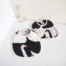 Animal Print Baby Bib Feeding Cloth for Children