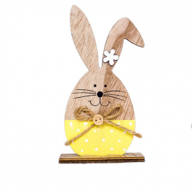 Happy Easter Wooden Rabbit  Home Decor