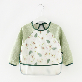 1 Pc Fruit Print Waterproof Eating Cloth Bib for Baby