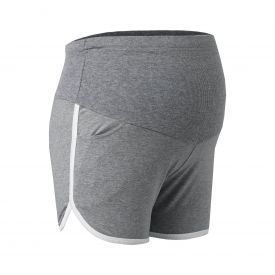 Casual Solid Maternity Shorts