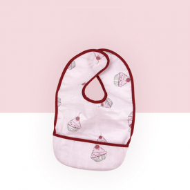 Cartoon Animal Print Waterproof Removable Cotton Baby Bibs