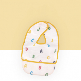 Cartoon Animal Print Waterproof Removable Cotton Baby Bibs