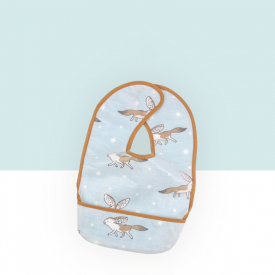 Cartoon Animal Print Waterproof Removable Cotton Baby Bibs