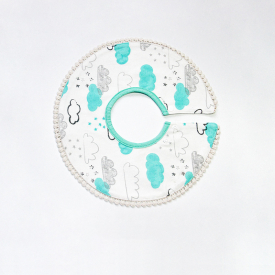 Muslin Tree Softness Rotatable Cartoon Print Bibs