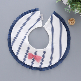 1-piece Lace Cartoon Print 360 Degrees Cotton False Collar Babe Bibs