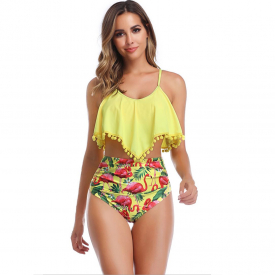 2-piece Flouncy Swimsuit
