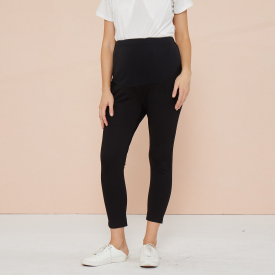 Casual Solid Maternity Pants