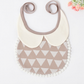 High quality Double-Layer Baby Bip Kid Toddler Dinner Food Feeding Burp Printing Cloths