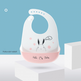 Cartoon Baby Bibs Waterproof Silicone Feeding Saliva Towel Toddler Adjustable Aprons