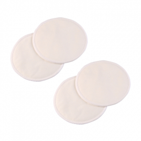 4-pcs Multi-color 3 layers Reusable Breast Pads Nursing Waterproof  Washable Pad Baby Breastfeeding Accessory