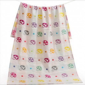 3 layers Gauze Cartoon Cute child towel High Quality Bath Towel Toddler
