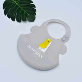 1-pc Cute Cartoon Silicone baby Bibs Toddler saliva pocket super soft Waterproof Bibs Adjustable Baby Aprons Bibs