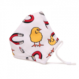 Cotton Floral Kids Reuseable Face Mask washable Anti Dust Mask Cloth Children(Not Include Filters) Recommended Age: between 5+ and 12+