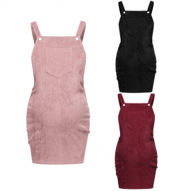 Casual Solid Maternity Strap Dress