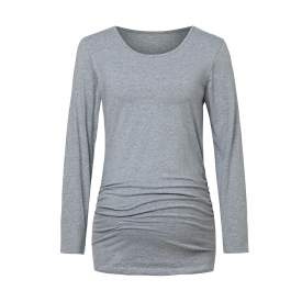 Maternity Round collar Plain T-shirt