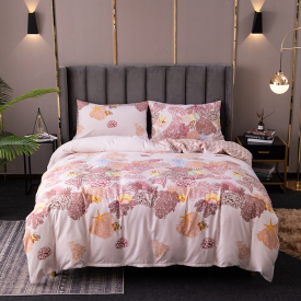 Coral Plant Printed Quilts Summer Thin Air-conditioned Comforter Queen Size Colcha Duvets Single Bed