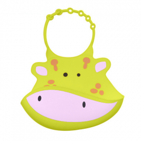 Cartoon Silicone baby Bibs Toddler saliva pocket super soft Waterproof Bibs Adjustable Baby Aprons Bibs