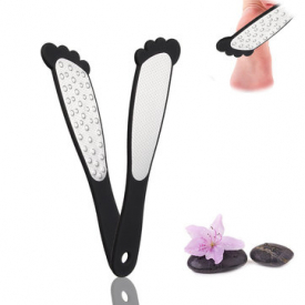 Stainless Steel Foot File Flat Peeling Calluses Hard Skin Feet Pedicure Rub Tool