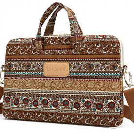 Dachee 2015 Khaki Bohemian Laptop Messenger Bag 15 Inch Laptop Briefcase 15.4 Inch /15.6 Inch for Macbook Pro 15 / Dell/hp/lenovo/sony/toshiba/ausa/acer/samsung Laptop Shoulder Bag