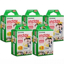 Fujifilm Instax Mini Instant Film, 10 Sheets of 5 Pack × 2 (100 Sheets) – Unauthorized product