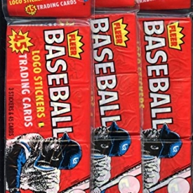 3x 1982 Fleer Baseball Card Grocery Rack Wax Pack Case Box Cal Ripken Jr. Rookie