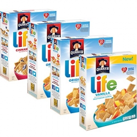 Quaker Life Breakfast Cereal Variety Pack, 52 Ounce