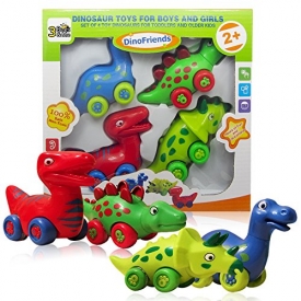 Dinosaur Toys for Boys and Girls Toddlers and Older Kids – Set of 4 Toy Dinosaurs