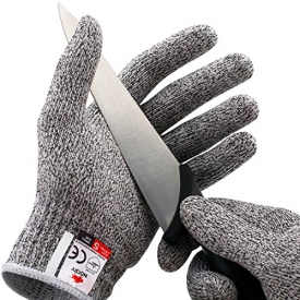 NoCry Cut Resistant Gloves – High Performance Level 5 Protection, Food Grade. Size Medium, Free Ebook Included!