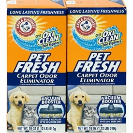 Arm & Hammer Pet Fresh Carpet Odor Eliminator Plus Oxi Clean Dirt Fighters, 18 oz,(PACK OF 2)