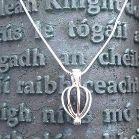 IRISH SOD OF TURF PENDANT – UNIQUE PRODUCT FROM THE WEST OF IRELAND Irish Jewelry, St Patrick, Irish turf, Irish bog, Unusual necklace